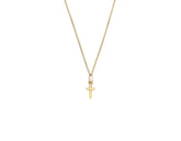18K Gold Small Cross Pendant BG80003671