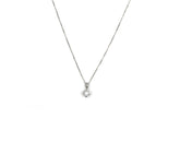 18K White Gold Necklace With Diamond LMR00967
