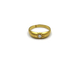 18K Gold Ring With Diamond ST00668