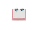 18K Gold Earring With Blue topaz Gemstone LMR03738