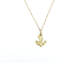 18K Gold Anchor Pendant BG20005482/P00948