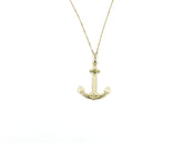 18K Anchor Gold Pendant BG20005484/P00950