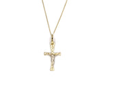 18K Gold Cross Gold Pendant P01055