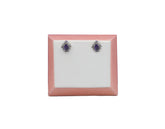 925 Silver Earring With purple Stone SE00002