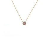 18K Gold Spanish Design Similar to evil Eyes trendy design SPNEK05/03