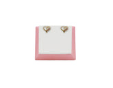 18K Gold Earring Heart design SP 06/35