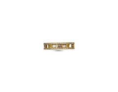 18K Gold Ring With Diamonds