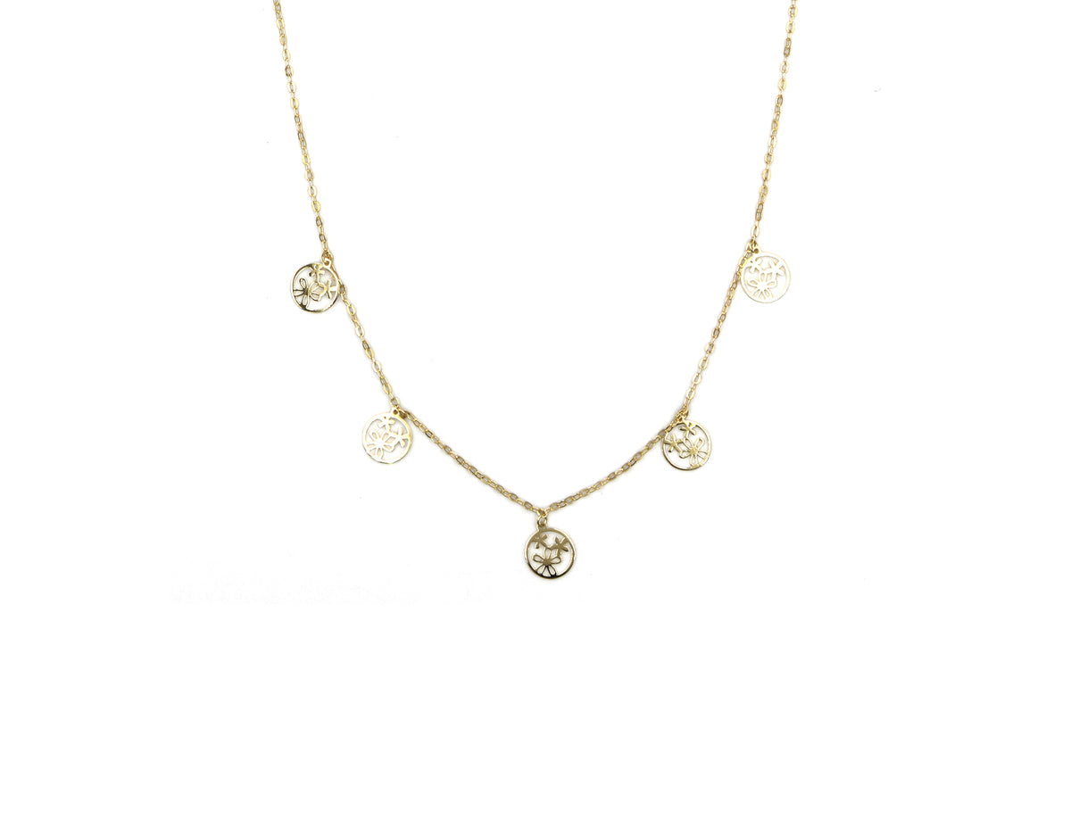 18K Gold necklace AFN02870