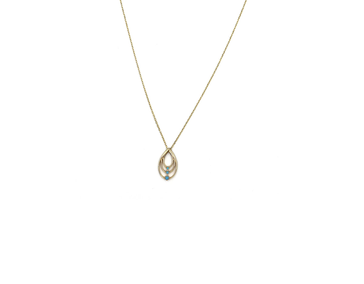 18K Gold necklace AFN03035