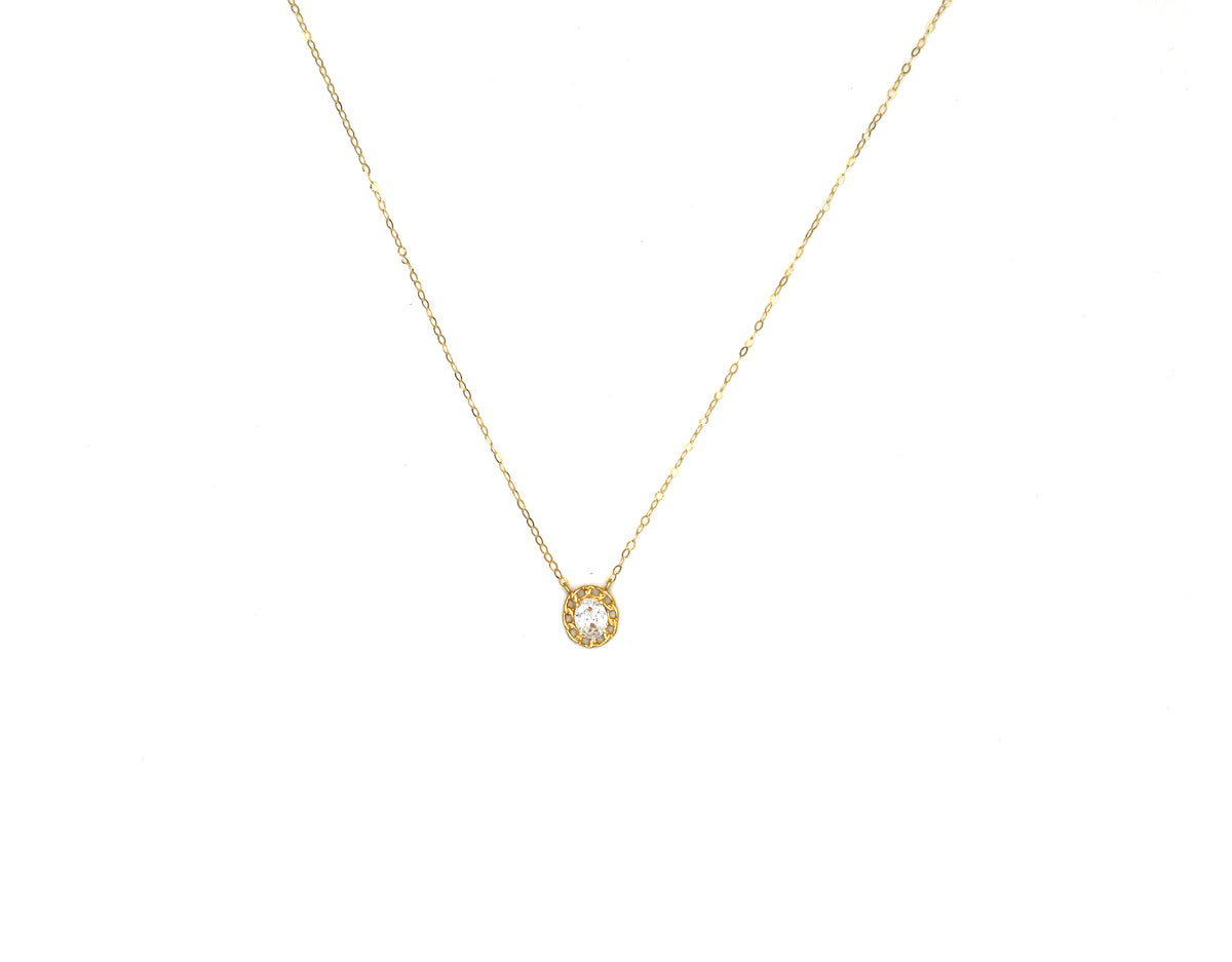 18K Gold necklace AFN03750