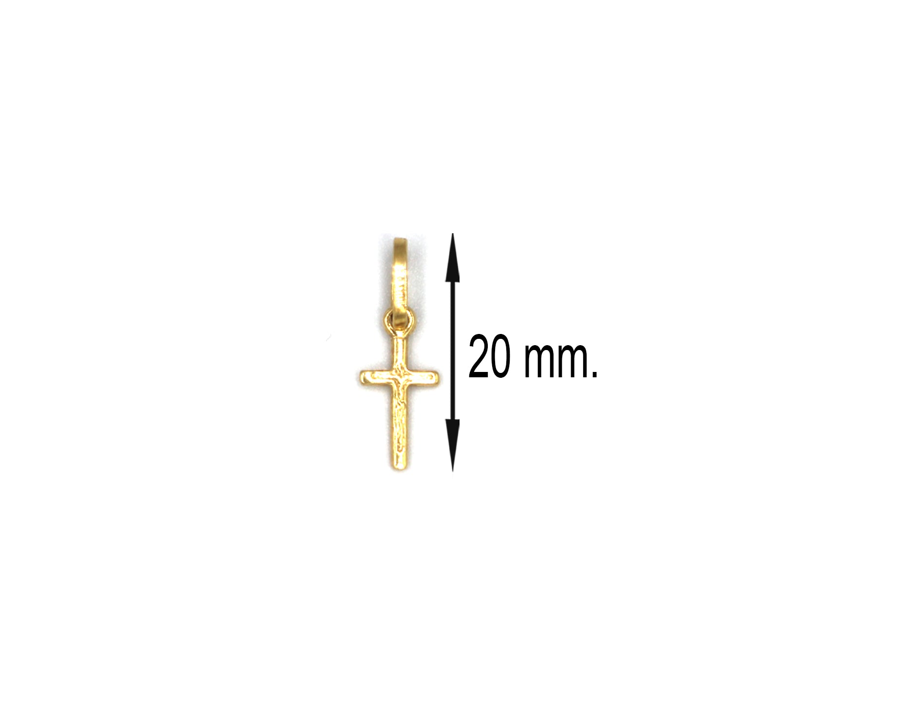 18K Gold Small Cross Pendant BG80003671