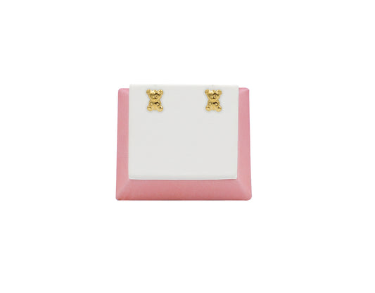 18k Bear Gold Earring very cute design BG20004636/E00977