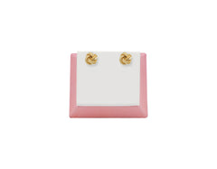 18K Gold Knot design stud Earring E01405