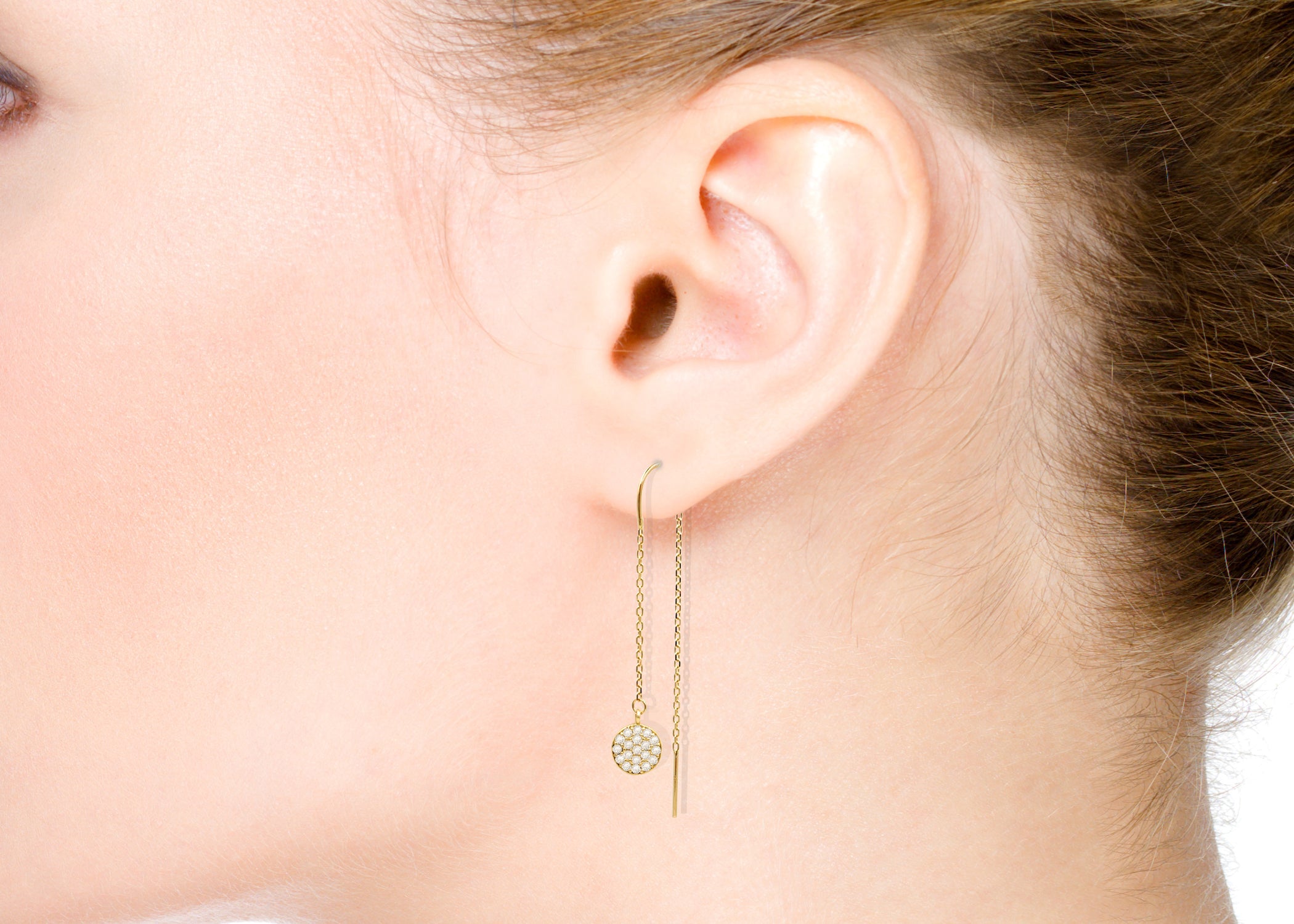 18k Gold tiktok design earrings BG20005787/E01316
