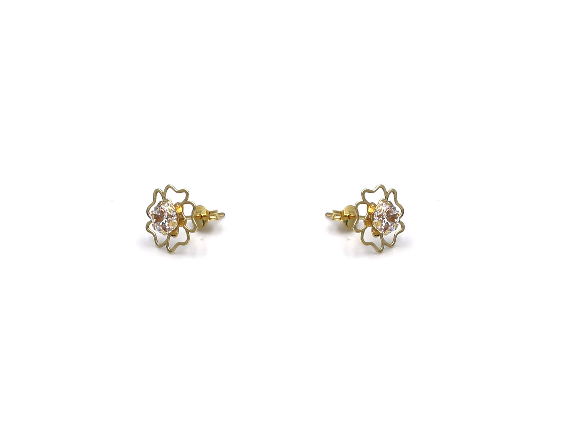18K Gold earring E01381