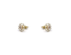 18K Gold earring E01381