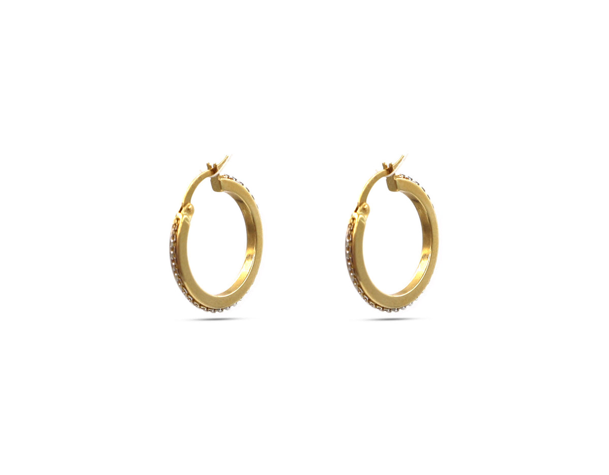 18K Gold Earring E01401
