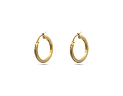 18K Gold Earring E01401
