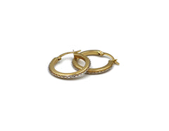 18K Gold Earring E01401