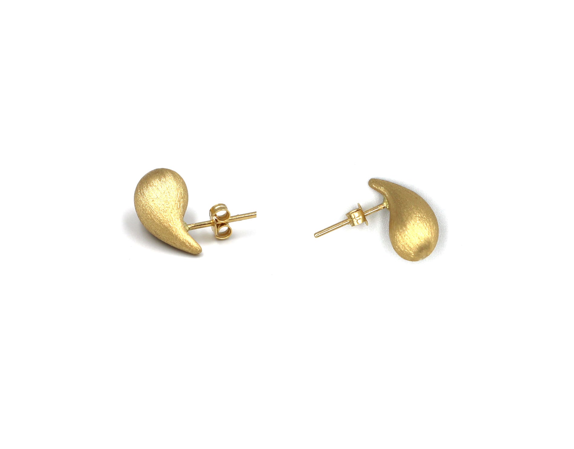 18K Gold Waterdrop Stud Earring E01406