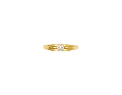 18K Gold Ring With Diamond NL01307B