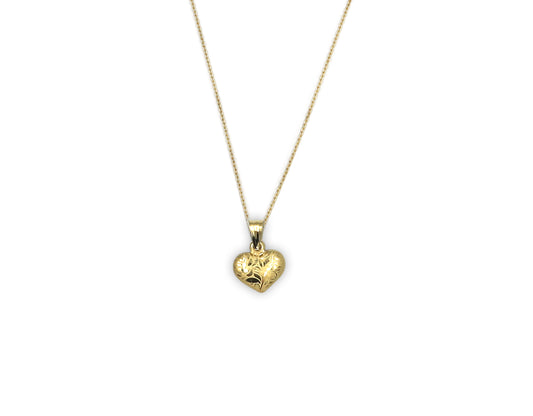 18K Gold Heart Pendant BG20005930/P01019