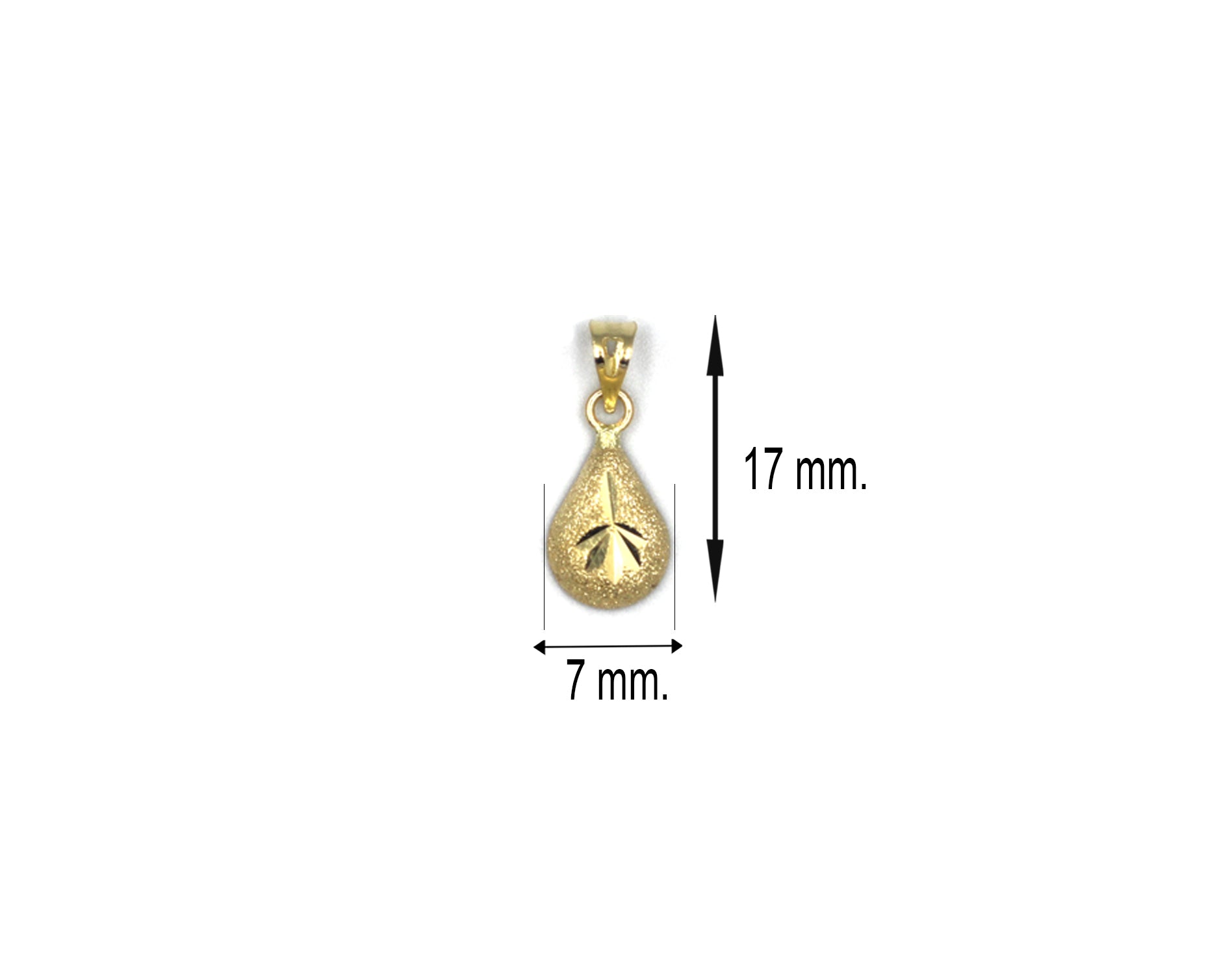18K Gold pendant P01063