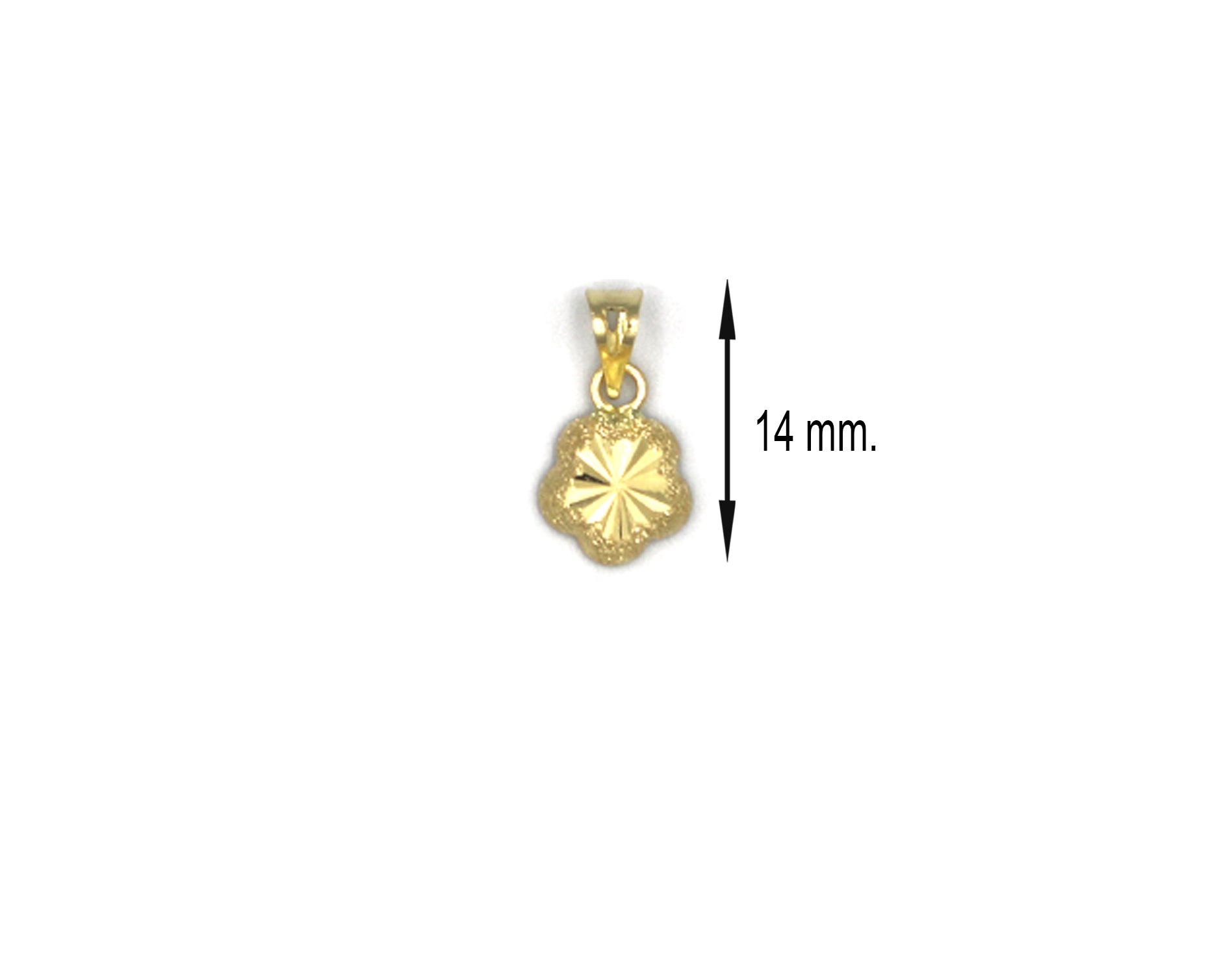 18K Gold pendant P01067
