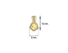 18K Gold pendant P01067