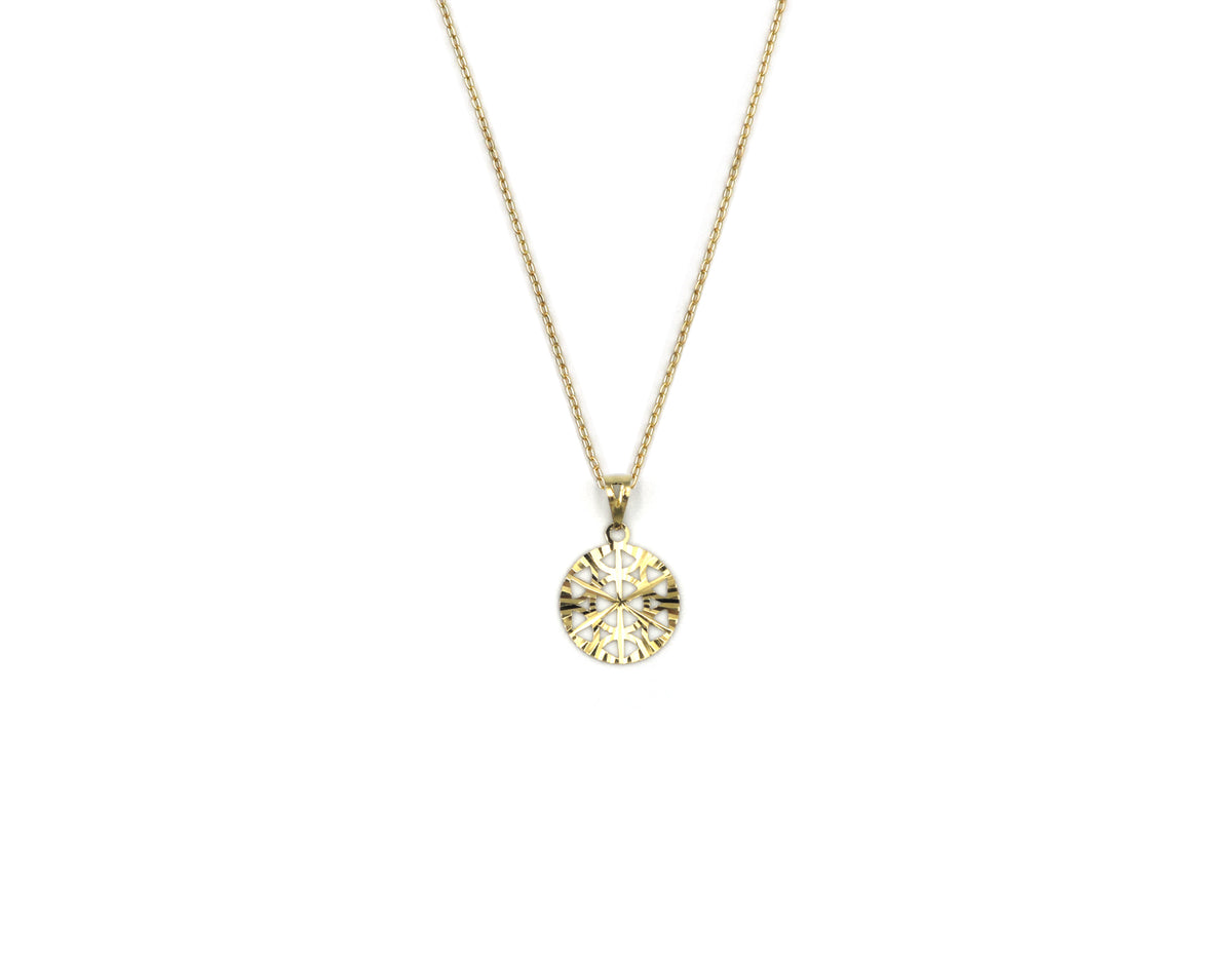 18K Gold pendant P01068