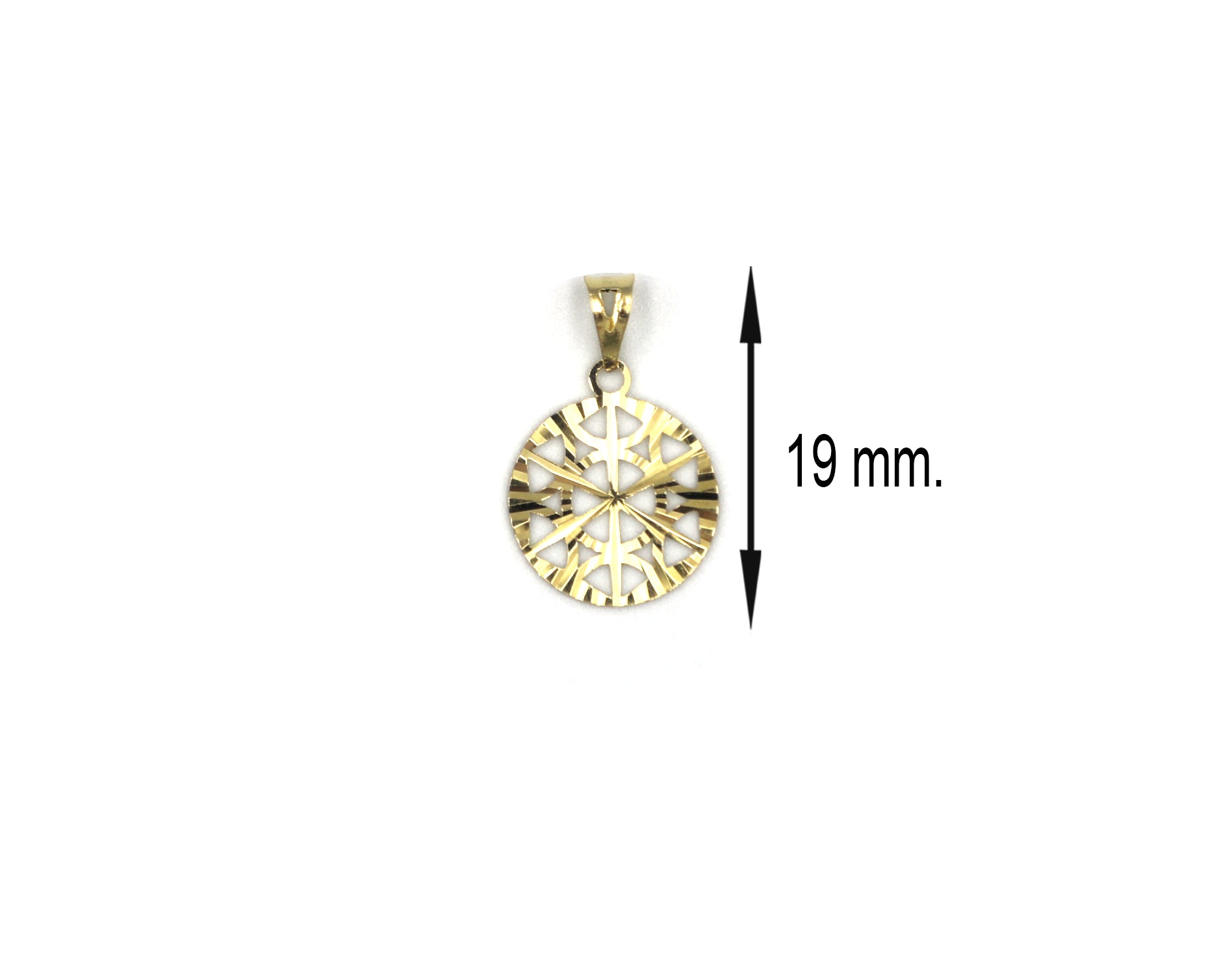 18K Gold pendant P01068