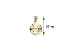 18K Gold pendant P01068
