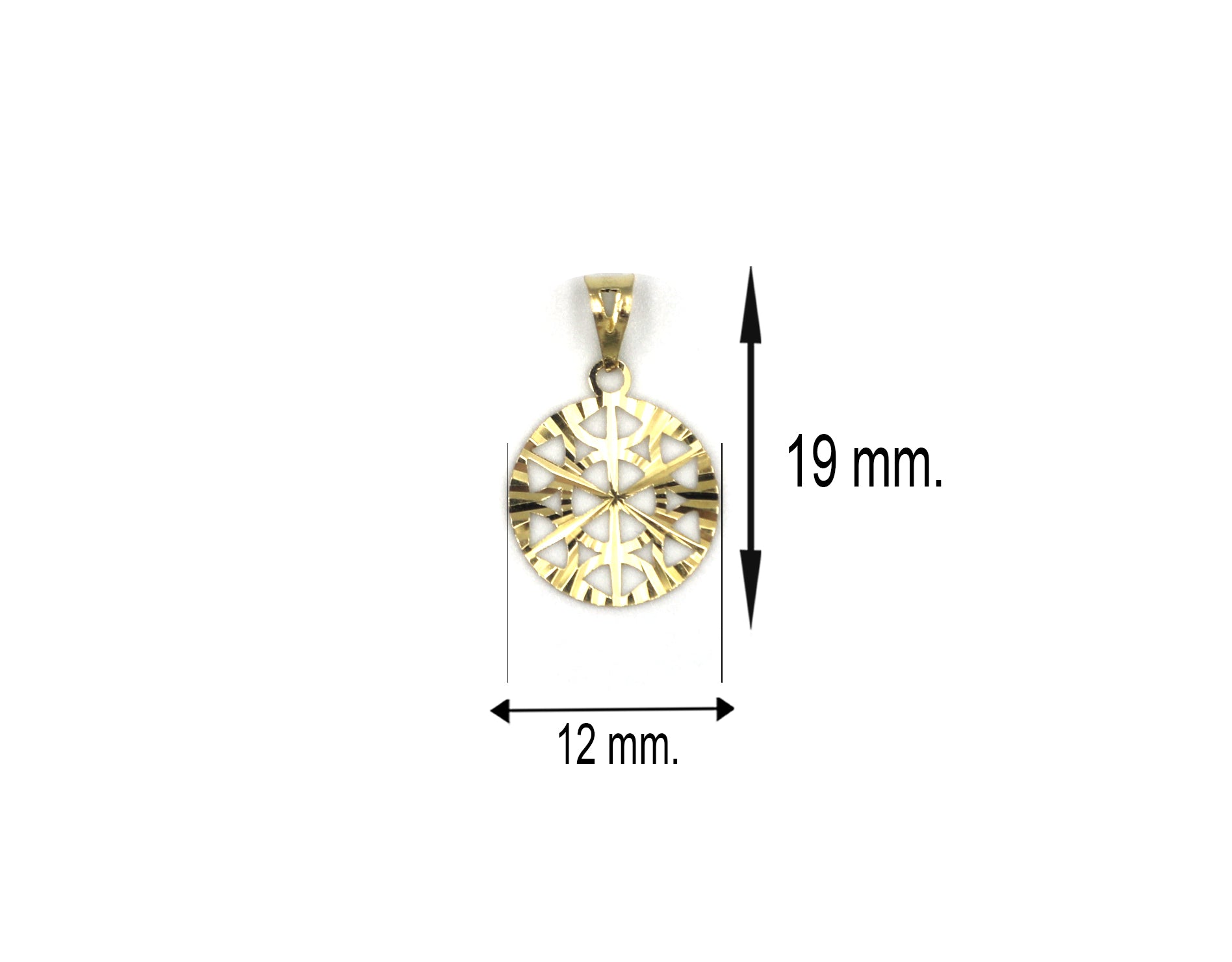 18K Gold pendant P01068