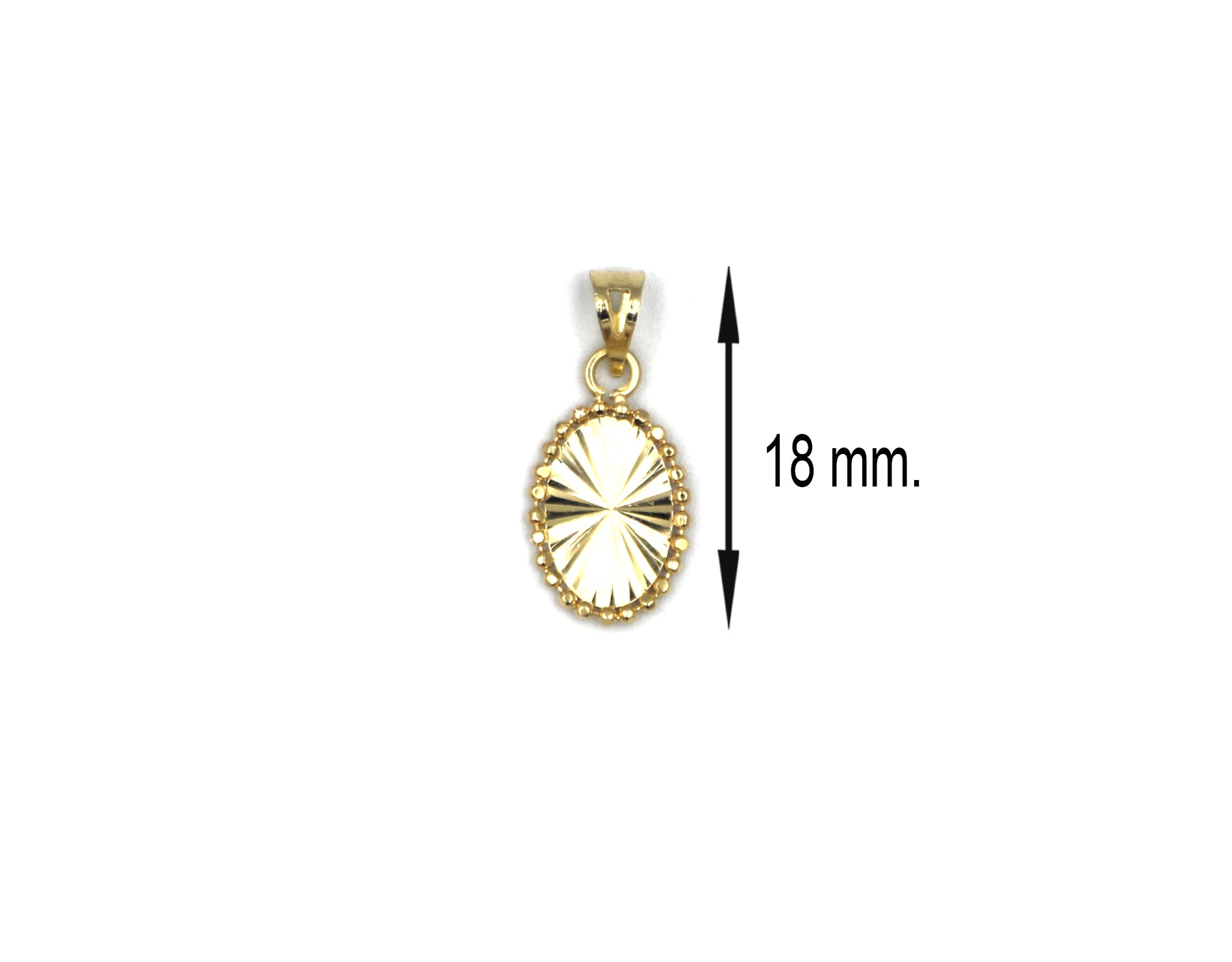 18K Gold pendant P01071