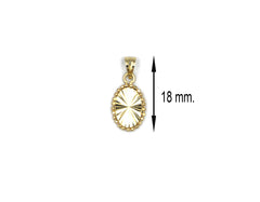 18K Gold pendant P01071