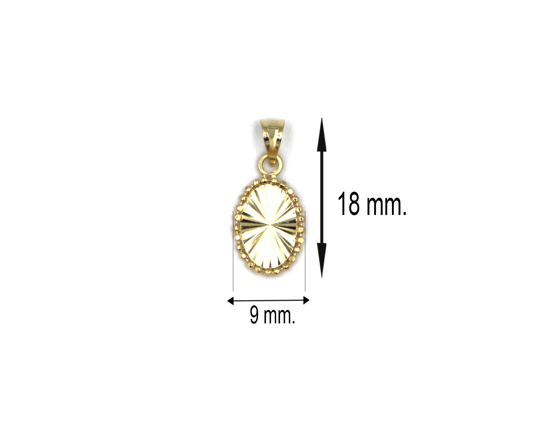 18K Gold pendant P01071