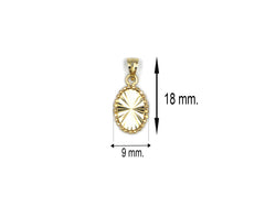 18K Gold pendant P01071