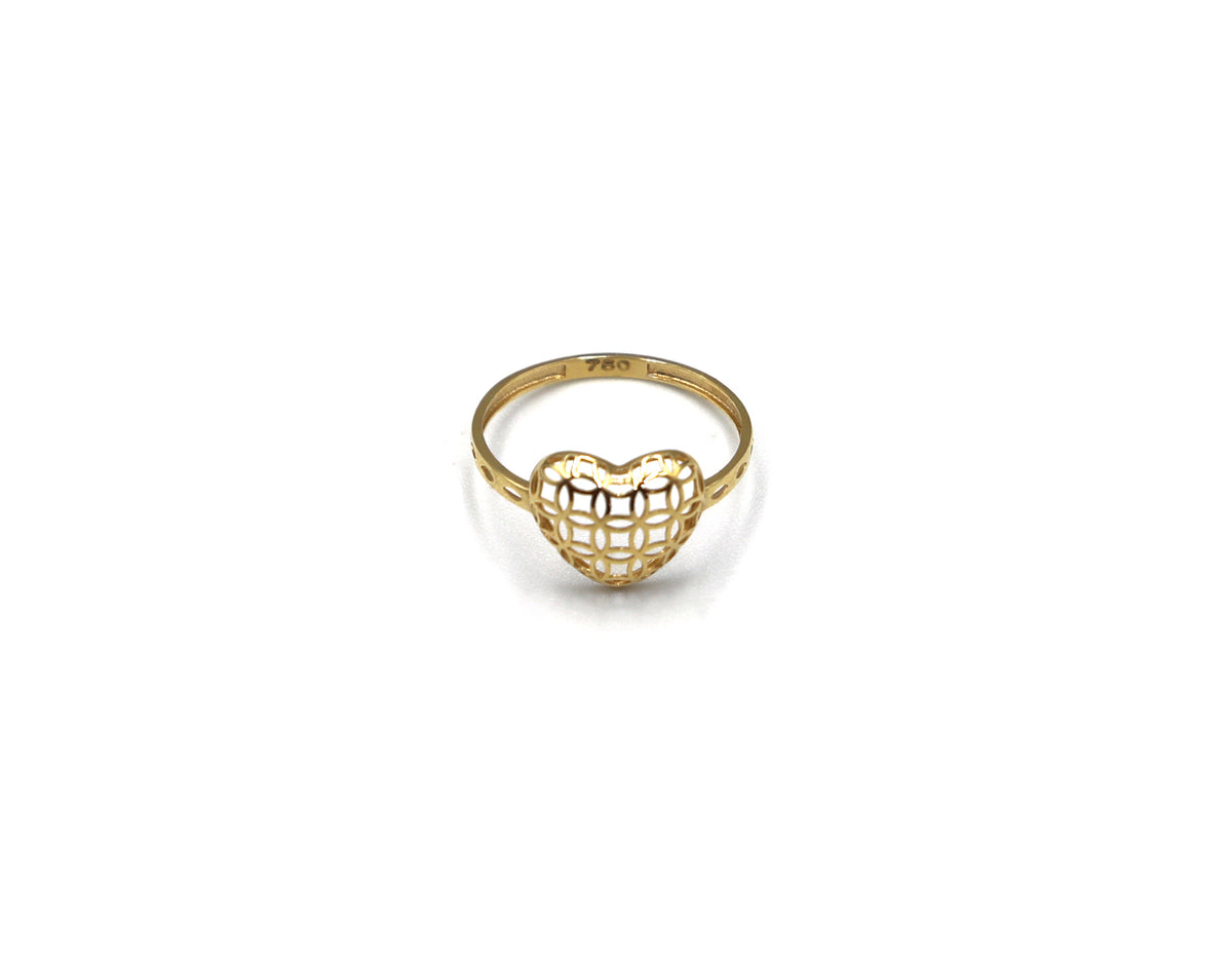18K Gold Ring R01244