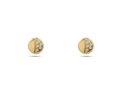 18K Gold Earring in round circle design SP 08/09
