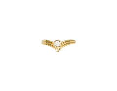 18K Gold Ring With Diamond UR04972