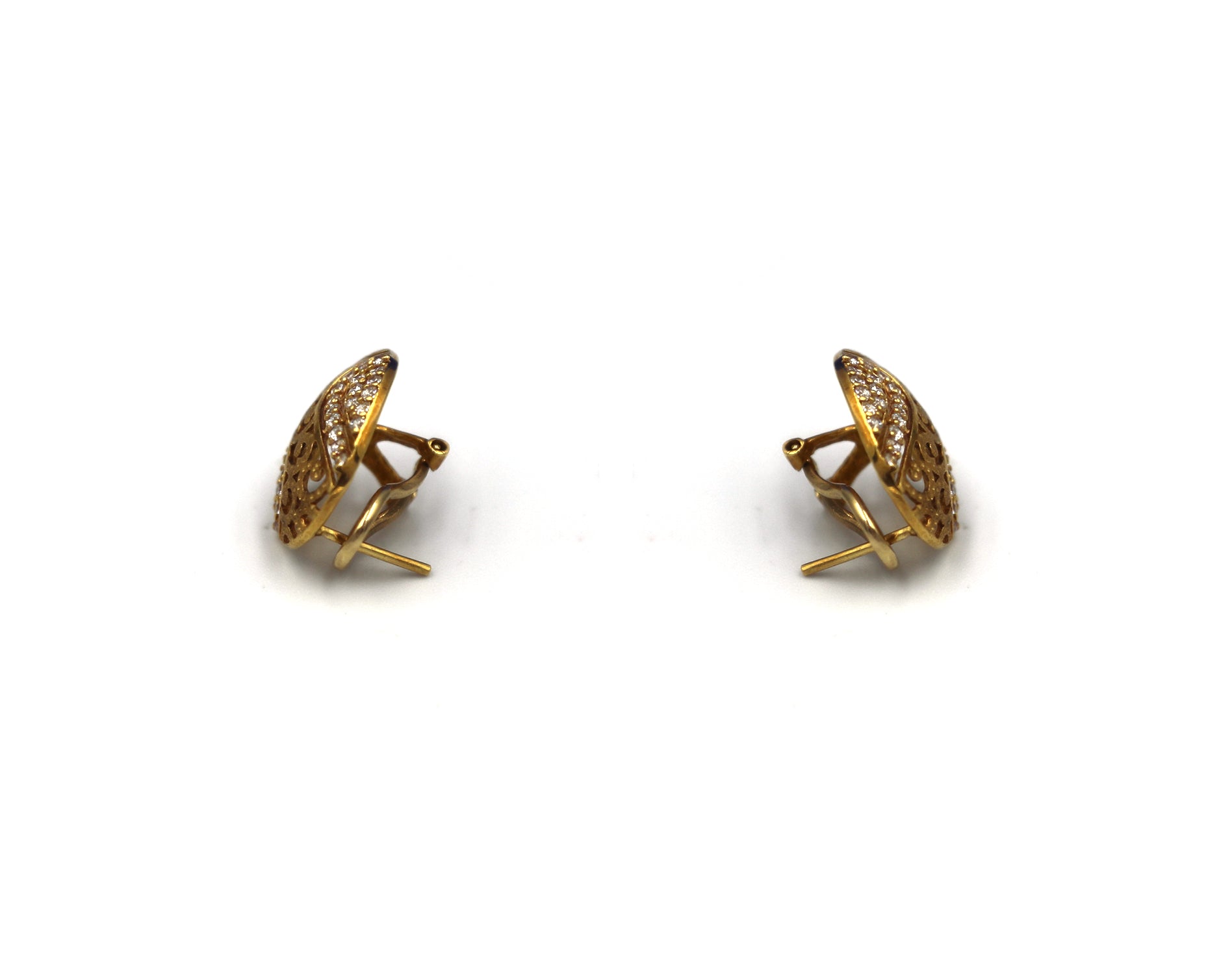 18K Gold Earring AFE03219