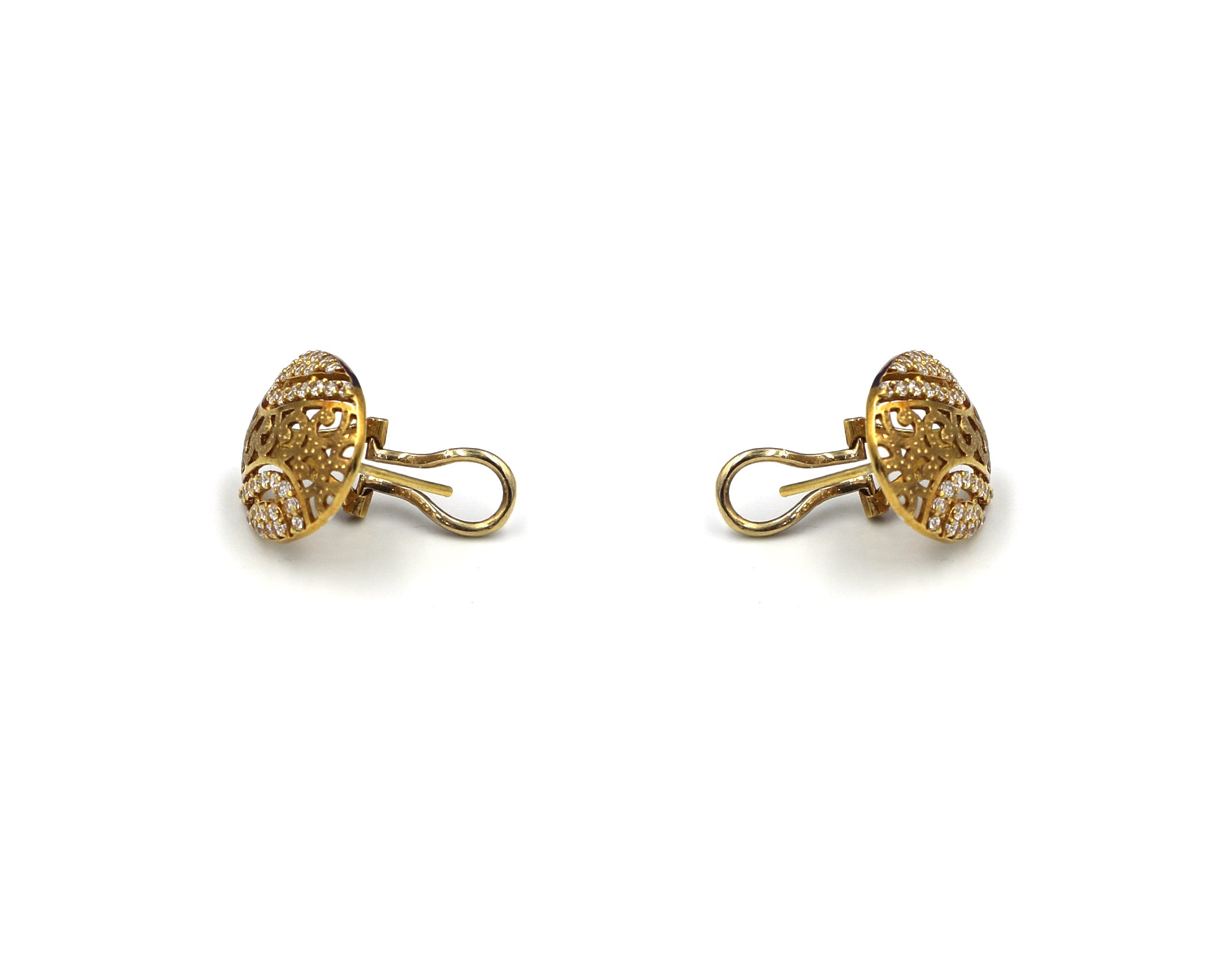 18K Gold Earring AFE03219