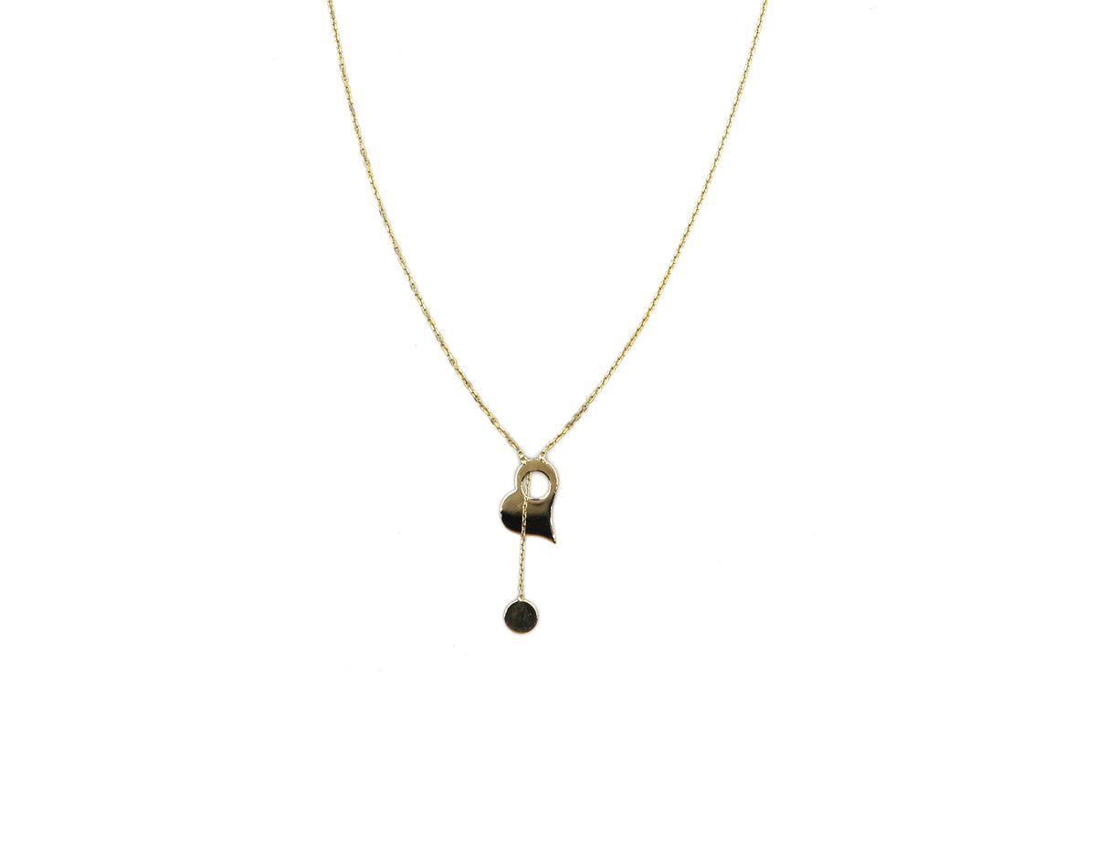 18K Gold necklace AFN03337