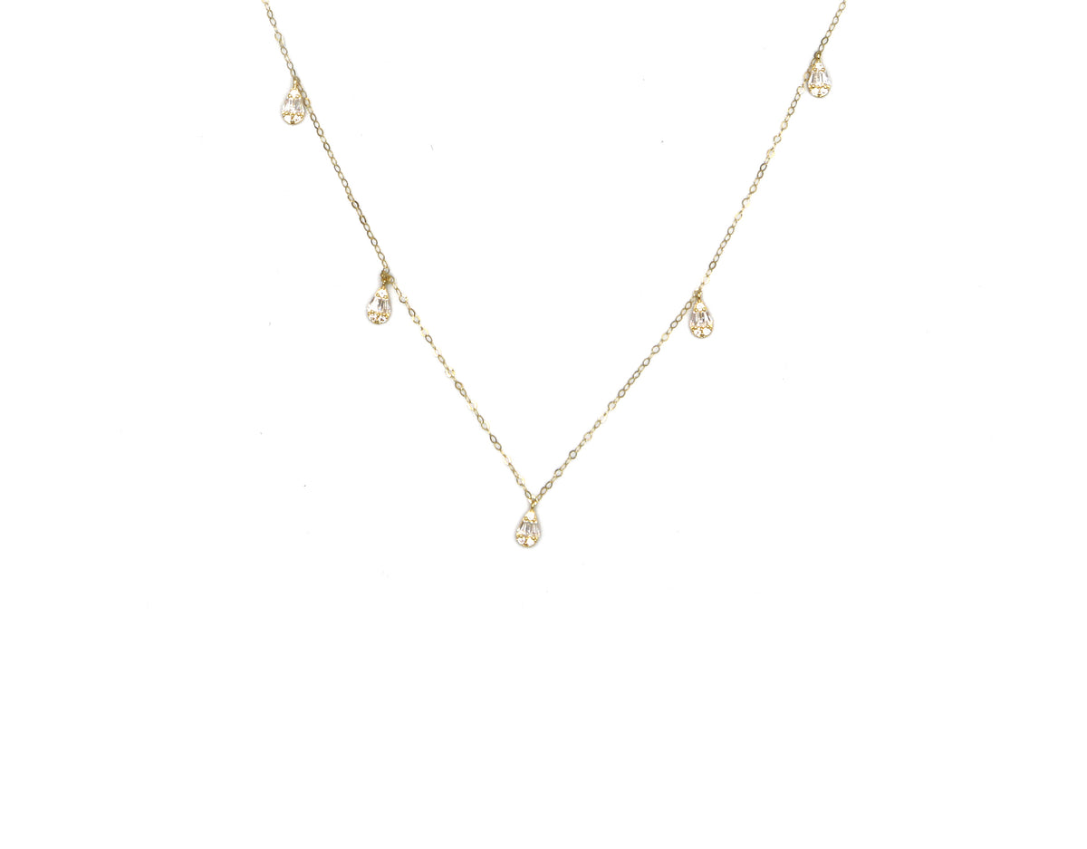 18K Gold necklace AFN03449