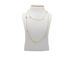 18K Gold Long necklace approximately 31 Inches AFN03733