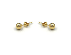 18K Gold Earring simple bowl design BG00001986/E00386