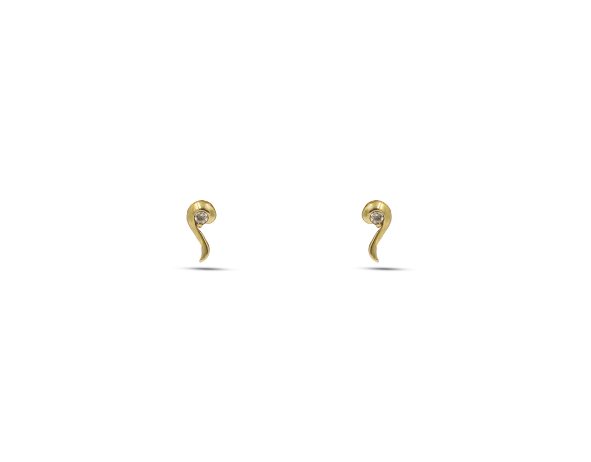 18K Gold Earring E01233