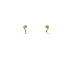18K Gold Earring E01233
