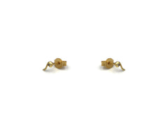 18K Gold Earring E01233