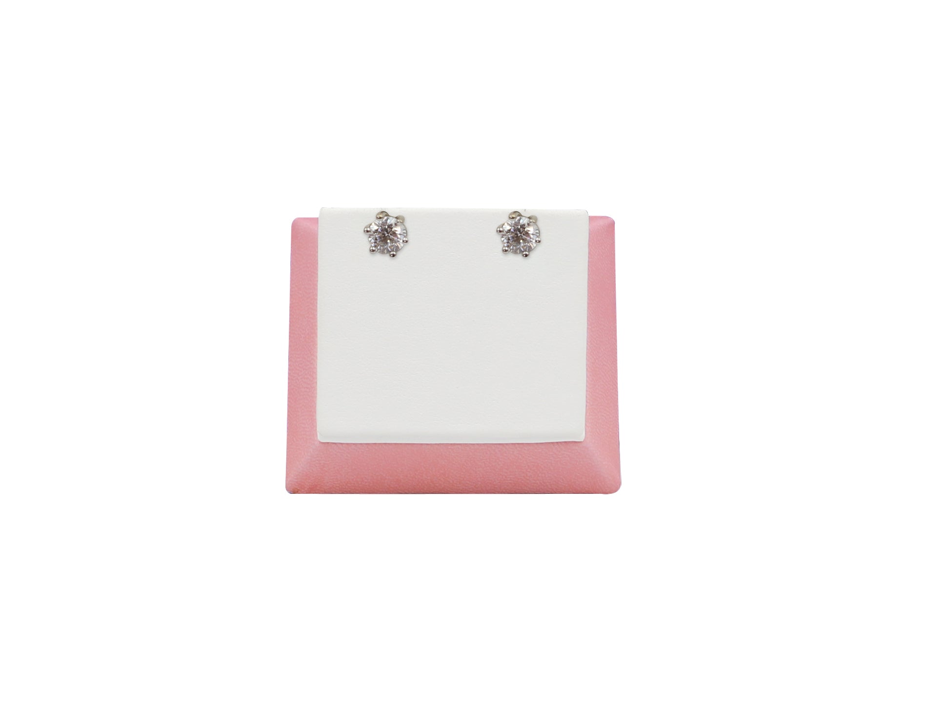 18K White Gold Earring E01411